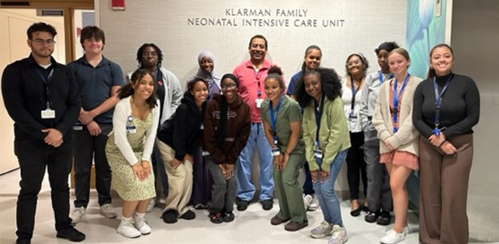 Summer Youth Group in the NICU