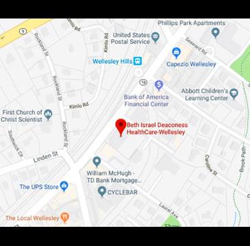 Beth Israel Deaconess HealthCare - Wellesley map location