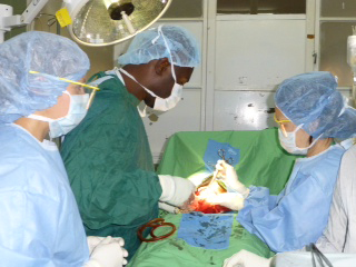 resident Jennifer Zhang in Ghana 2013