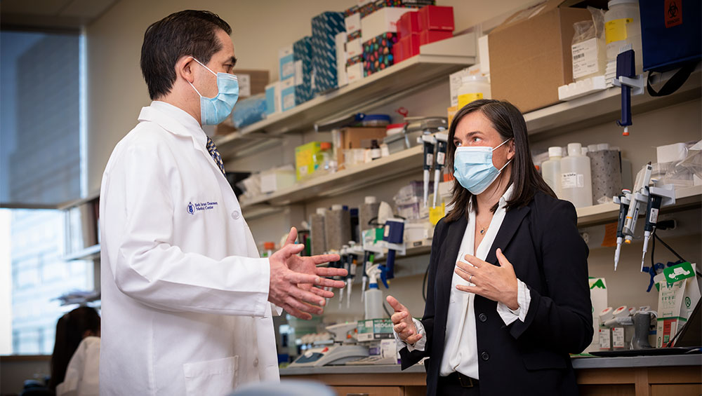 Discussion in the Barouch Research Lab