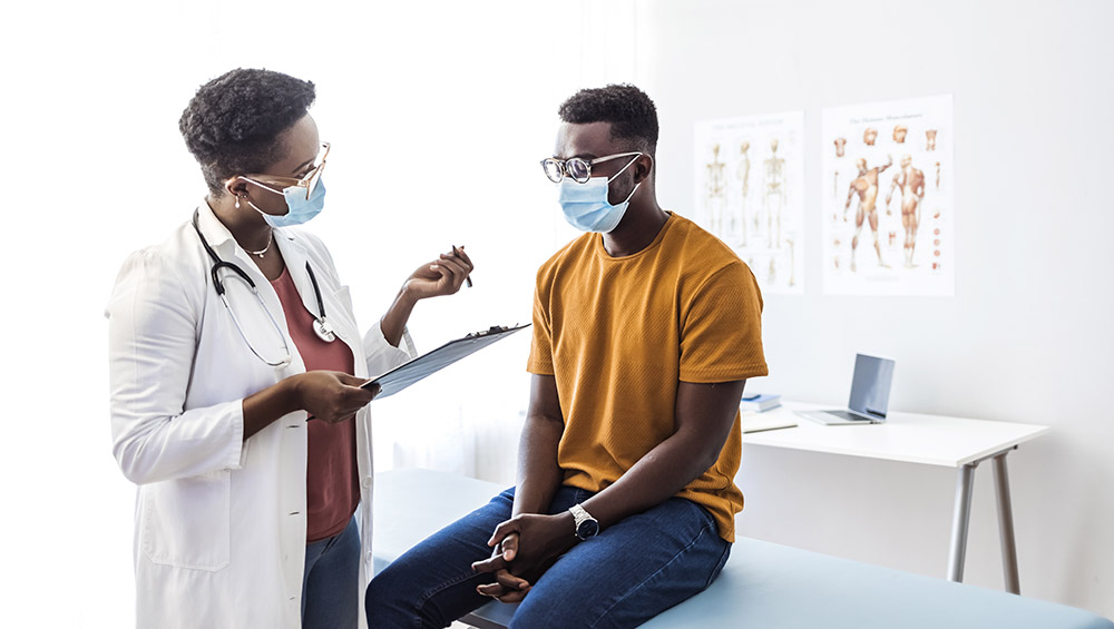 Patient and Doctor Meeting for Appointment