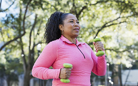 Staying physically active with metastatic breast cancer