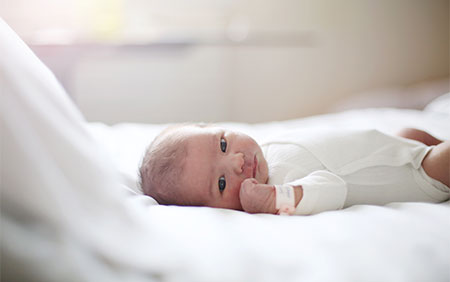 Baby laying