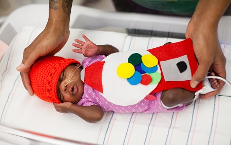 Babies at BIDMC NICU Dress Up in Halloween Costumes
