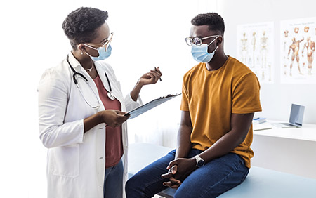 Patient and Doctor Meeting for Appointment