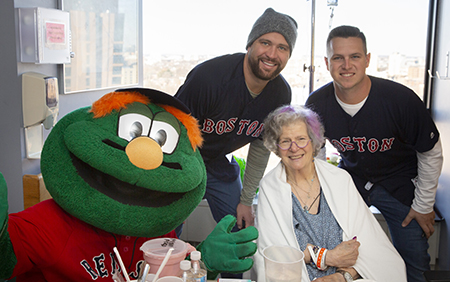 Red Sox Spread Holiday Cheer at BIDMC