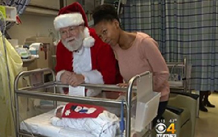 Boston hospital brings holiday cheer to families in NICU