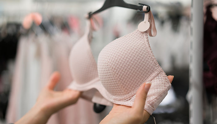 Breast Cancer Survivor Shopping for Bra