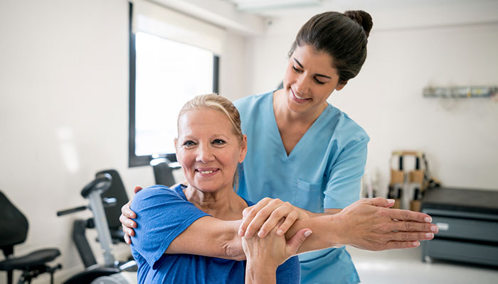 An Oncology Physical Therapist Helps a Breast Cancer Patient