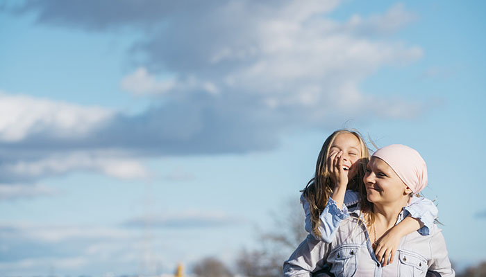 Breast Cancer Survivor with Young Daughter