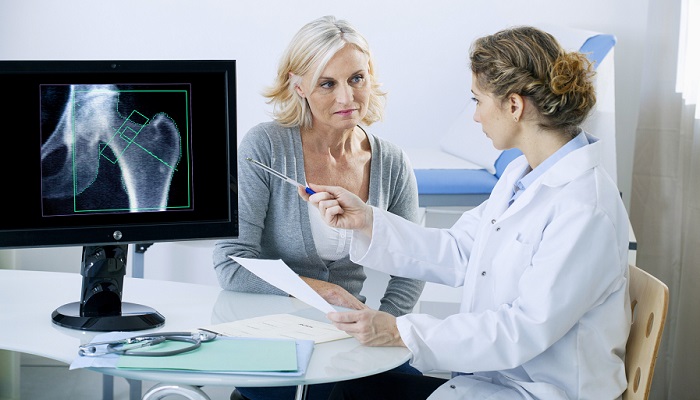Cancer patient in bone density consult