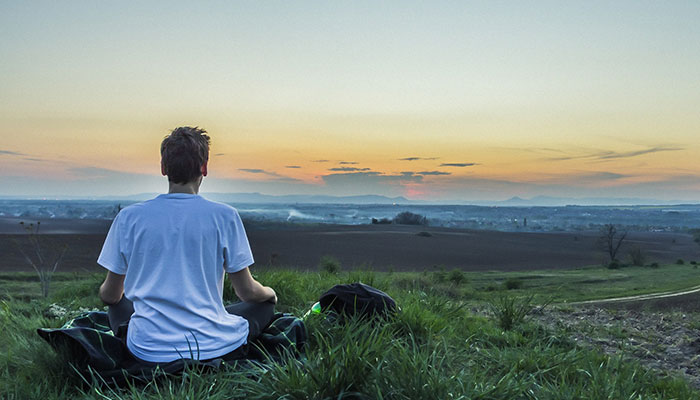 Cancer Patient Meditating