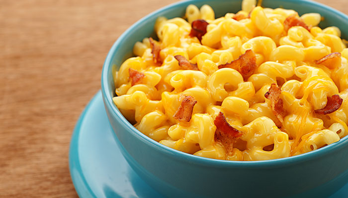 Chemo patients can usually tolerate comfort food like mac and cheese