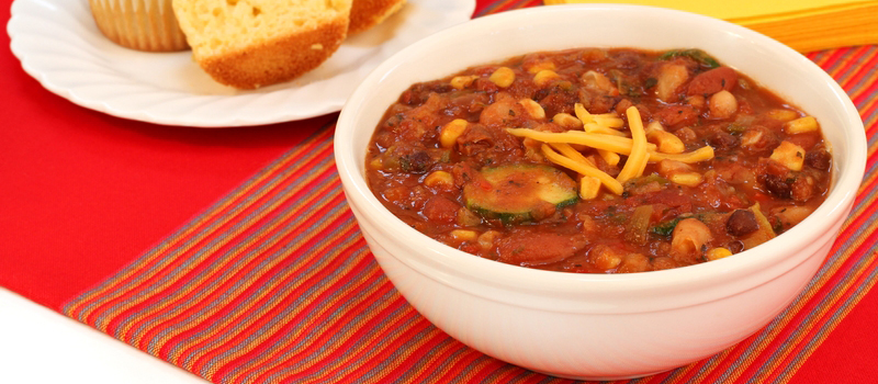 bowl of pumpkin chili