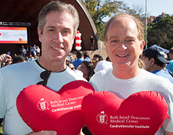 Peter Healy, BIDMC President, and Robert Gerszten, MD, Chief of Cardiovascular Medicine, at the 2017 Heart Walk