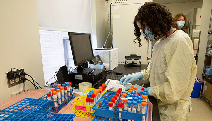 Rapid COVID-19 testing at BIDMC laboratories is underway. BIDMC Lab's COVID-19 Testing