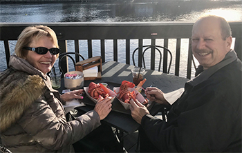 BIDMC Prostate Patient Ed Lucia and Wife in Maine