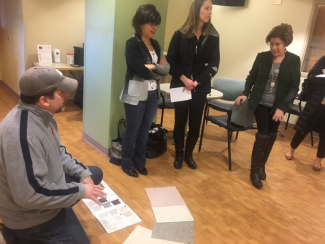 BIDMC Patient Family Advisor in an ICU Waiting Room BIDMC Patient Family Advisor in an ICU Waiting Room