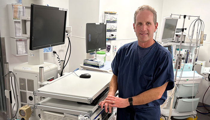 BIDMC patient David at the Hypertension Clinic
