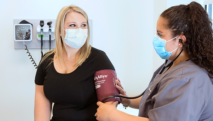 Female Patient at Annual Well Woman Exam