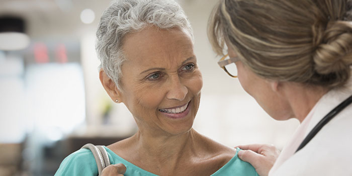 Woman at Urogynecology Appointment