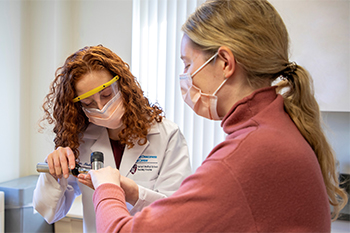 BIDMC Jennifer Nashel MD seeing a patient