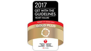 2017 Get with the Guidelines: Heart Failure, Gold Plus award