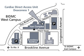 BIDMC West Campus Map BIDMC West Campus Map