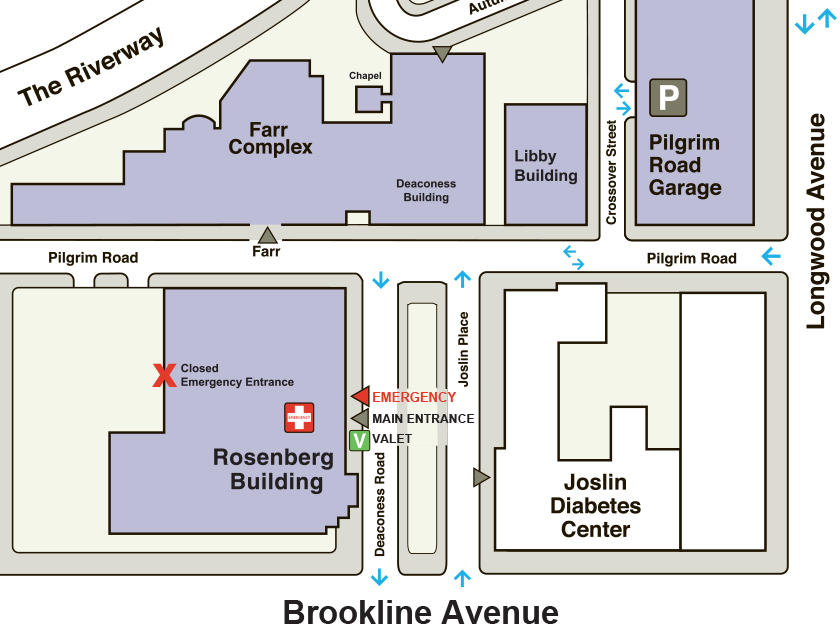 Beth Israel Hospital Boston Map - United States Map