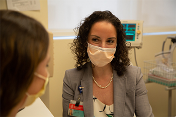 BIDMC obstetrician attending to patient