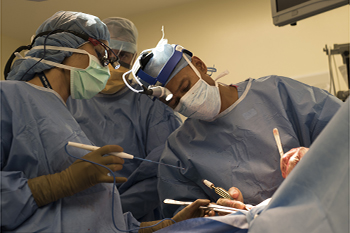 BIDMC's Dr. Gangadharan Performing Surgery