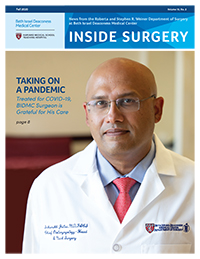 BIDMC Inside Surgery Magazine Fall 2020 Cover