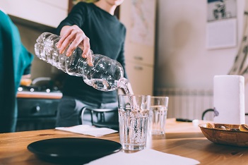 Transplant Recipient Using Bottled Water