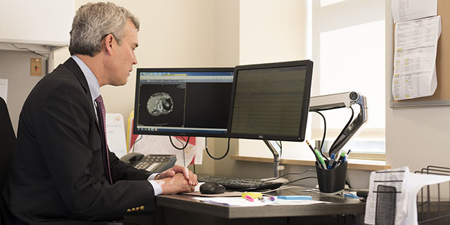 Dr. A. James Moser of BIDMC's Pancreas and Liver Institute