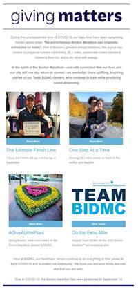 BIDMC Giving Matters April 2020 Edition