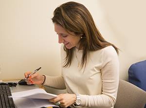 Woman Applying for Medical Residency
