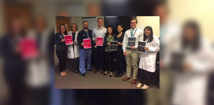Radiology residents supporting the ACR He-For-She movement