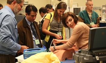 Anesthesia Simulations performed on a mannequin.