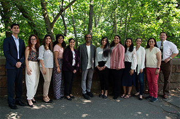 BIDMC's Sadhguru Center team outside BIDMC's Sadhguru Center team outside