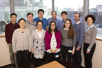 Balk Lab group members posing for a photo