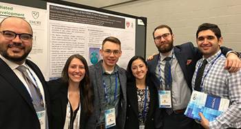 Nazarian lab members presenting orthopedic posters