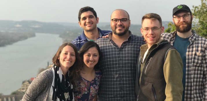 Having fun at Mount Bonnell Covert Park in Austin 