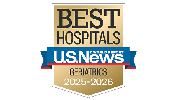 Best Hospital US News Geriatrics Badge 2025-2026