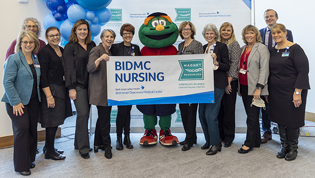 BIDMC Celebrating News of Magnet Recognition with Wally