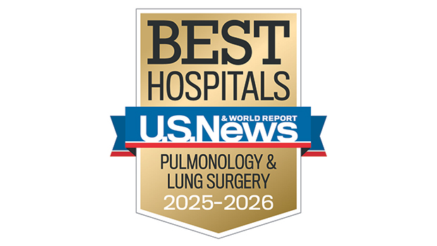 Best Hospital US News Pulmonology Badge 2025-2026