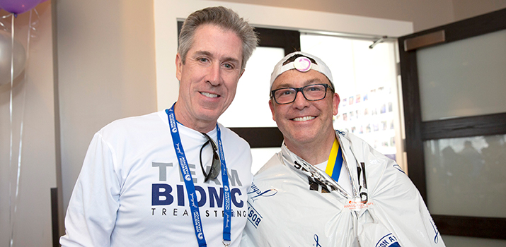 BIDMC President Pete Healy and Chris Awtry, M.D.