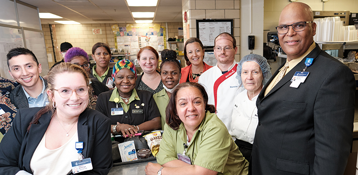 Heroes Behind the Scenes: Visit with Dining Services Team