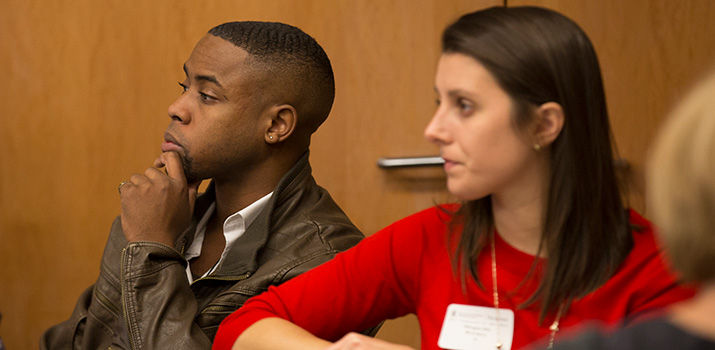 Nurse Residency Program: Nursing Students Listen to Lecture