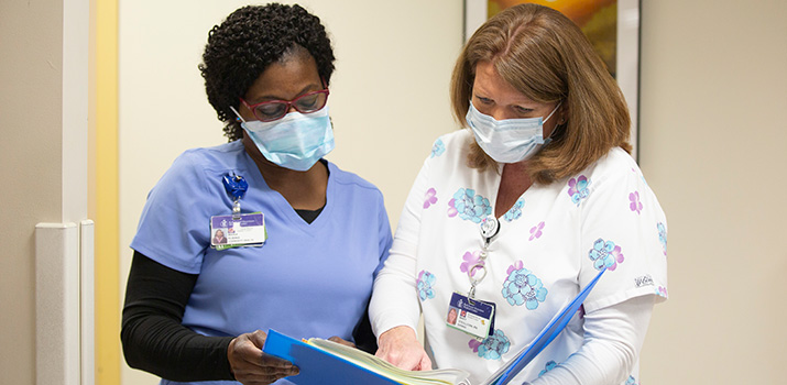 Nurse Residency Program: Nurse Working with Student