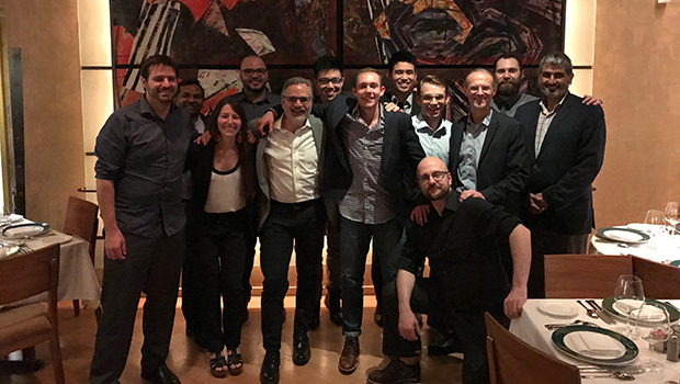 Lab dinner in New Orleans
